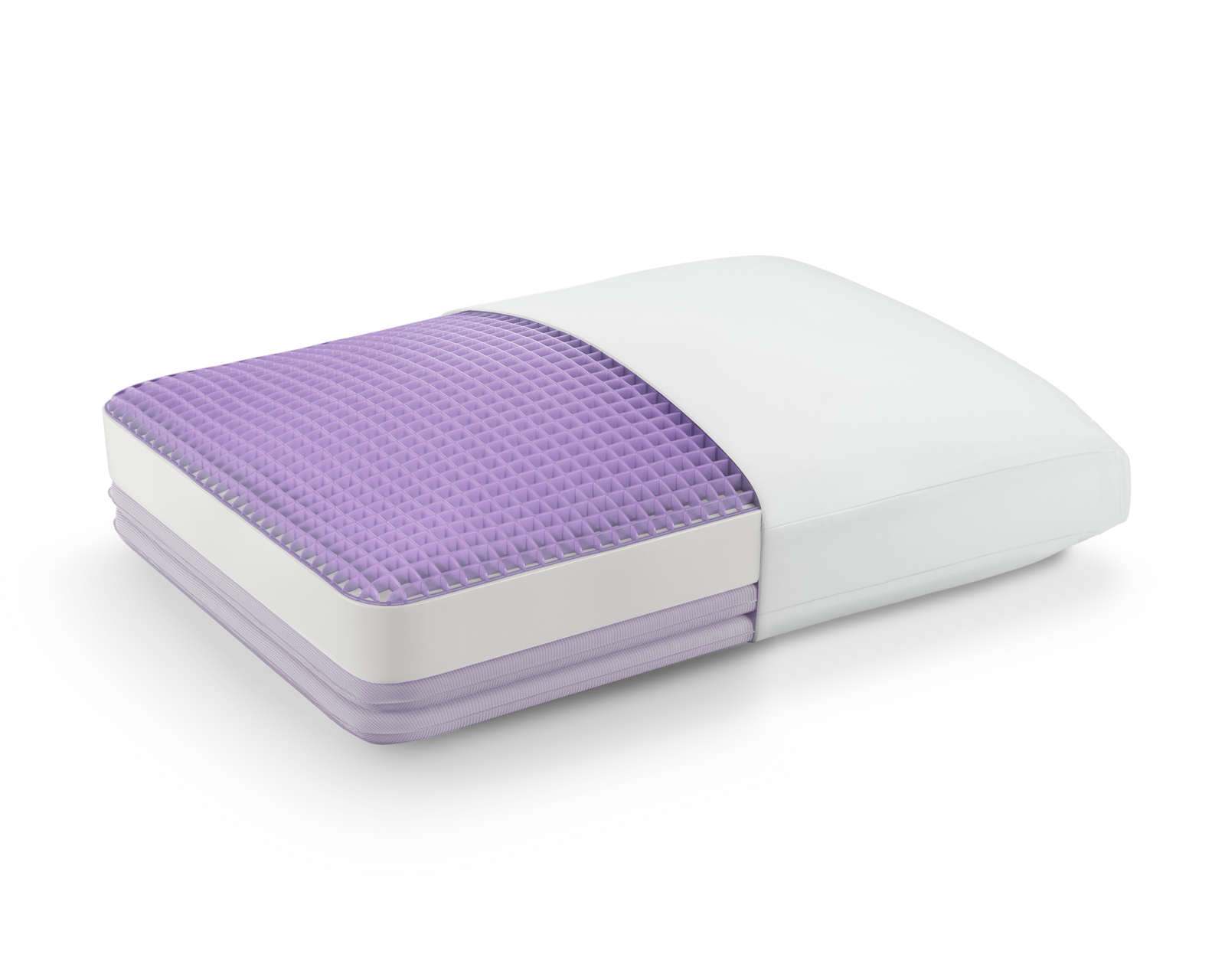 Purple DreamLayer pillow cutaway