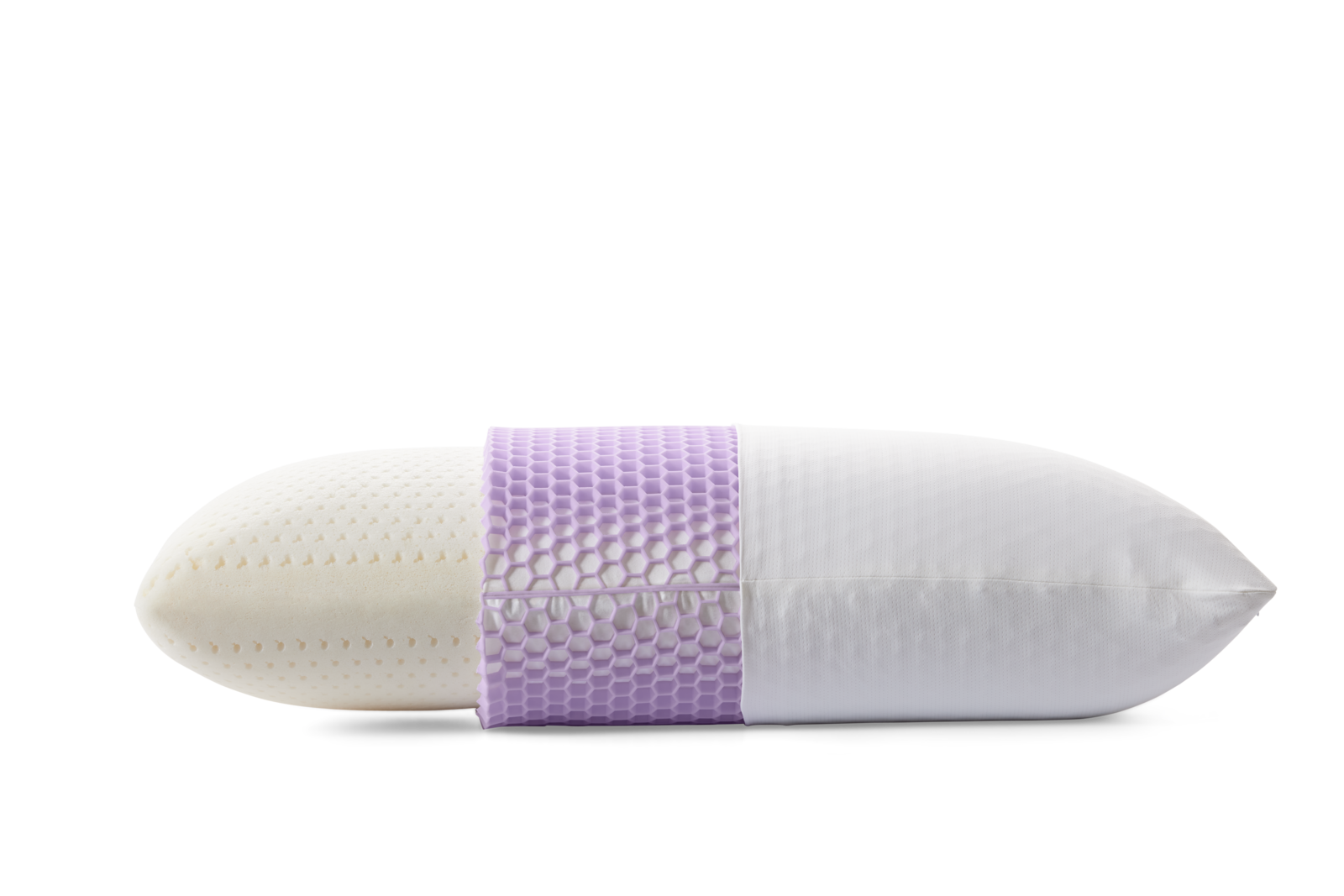 Purple Harmony pillow cutaway