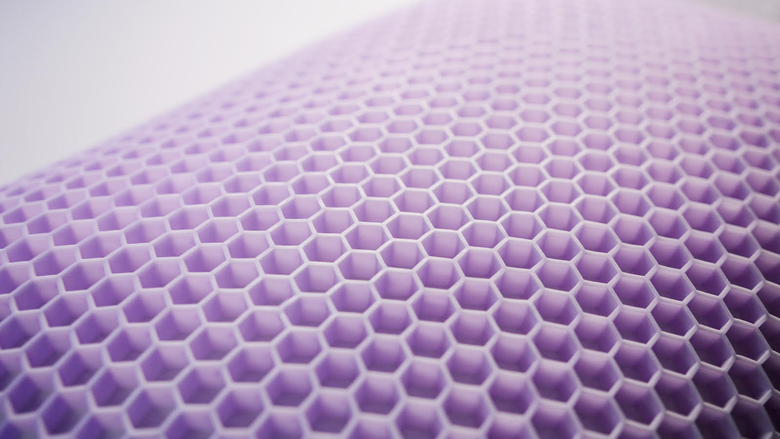 Close-up of Purple grid material